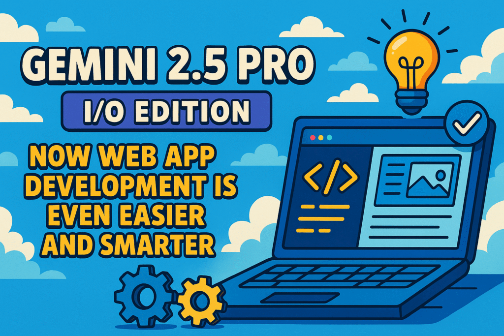 Gemini 2.5 Pro I/O Edition: Now Web App Development is even easier and smarter