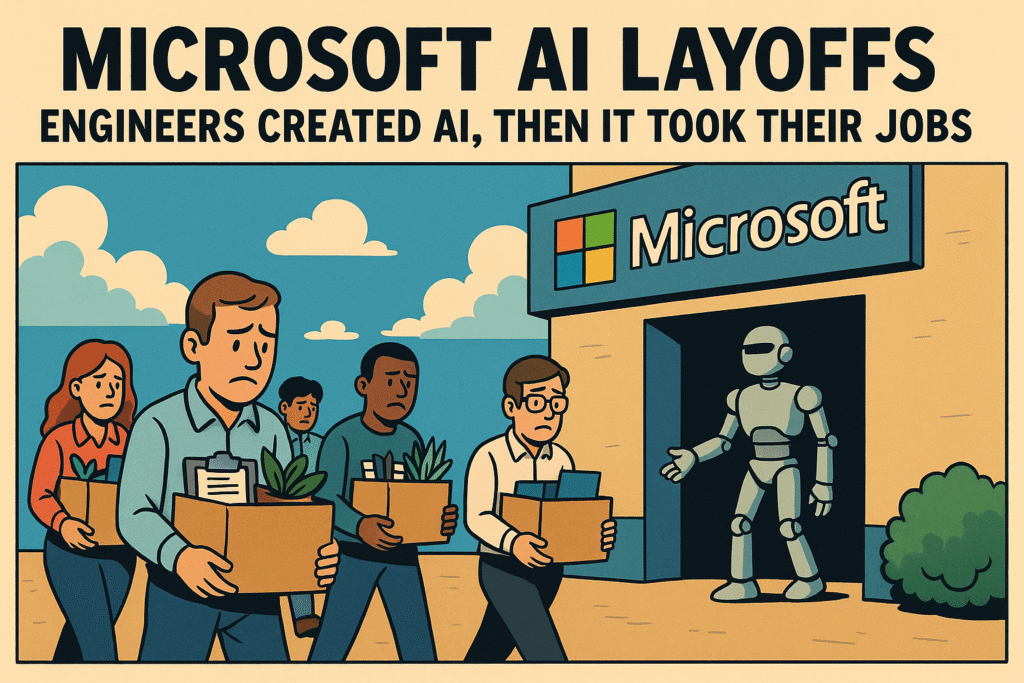 Microsoft AI Layoffs: Engineers created AI, then it took their jobs