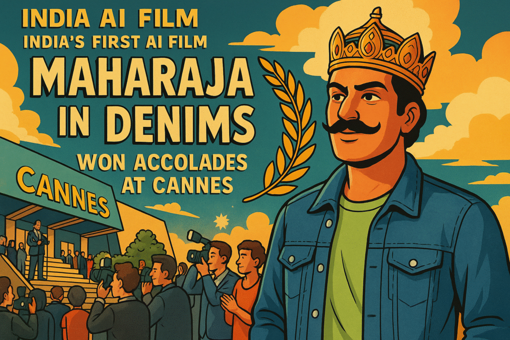 India AI Film: India's first AI film 'Maharaja in Denims' won accolades at Cannes