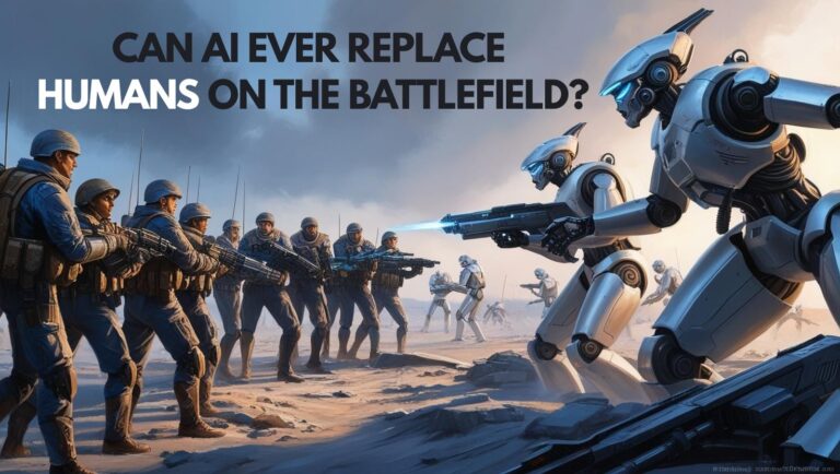 Can AI ever replace humans on the battlefield?