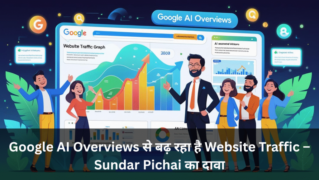 Website traffic is increasing due to Google AI Overviews – Sundar Pichai claims