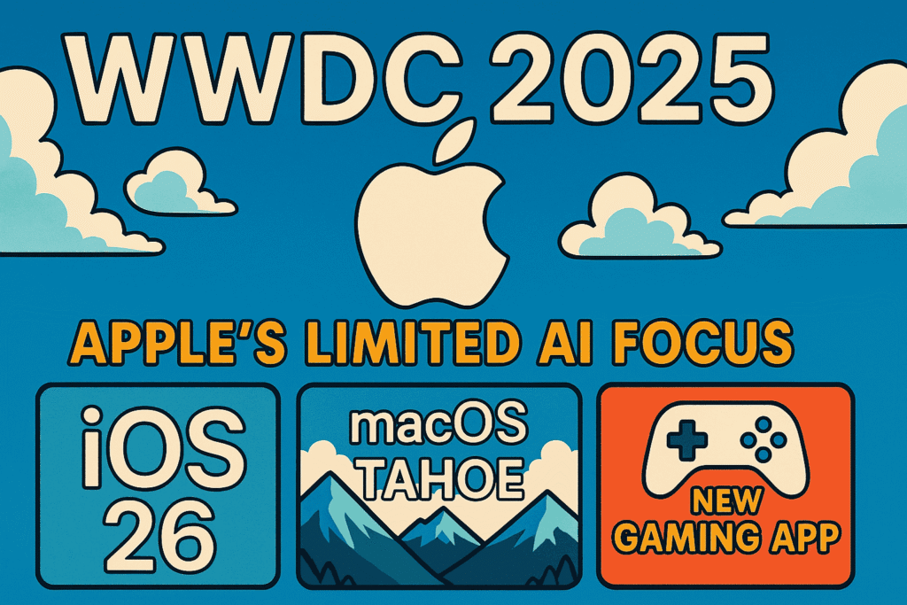 Apple WWDC 2025: Apple's Limited AI Focus, iOS 26, macOS Tahoe and new Gaming App