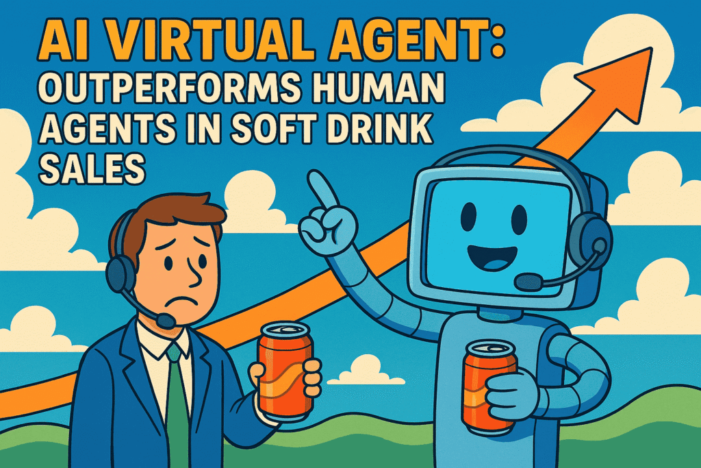 AI Virtual Agent: Outperforms Human Agents in Soft Drink Sales